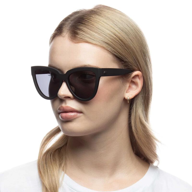 Le Specs Liar Lair Black Rubber Polarized Sunglasses image number 2